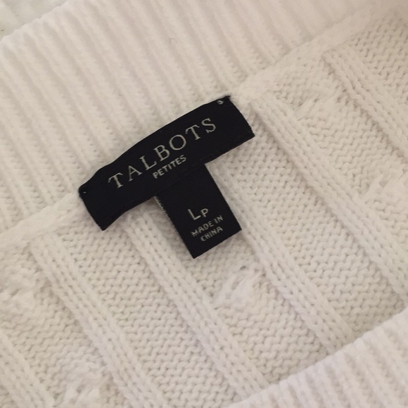 TALBOTS cable knit Top - Picture 2 of 3